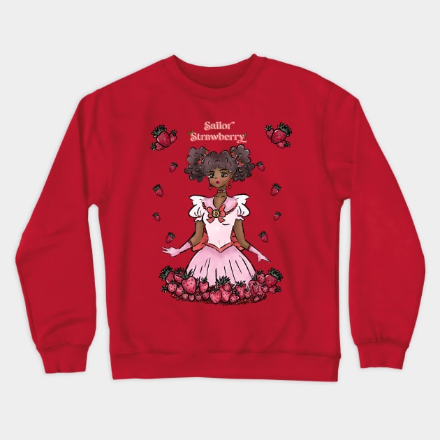 Sailor Strawberry Crewneck Sweatshirt by The Mindful Maestra